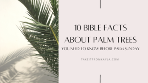 10 Bible Facts About Palm Trees You Need To Know Before Palm Sunday