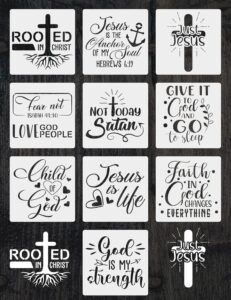 10 PCS Christian Faith Stencils With Quotes And Zambia Ubuy