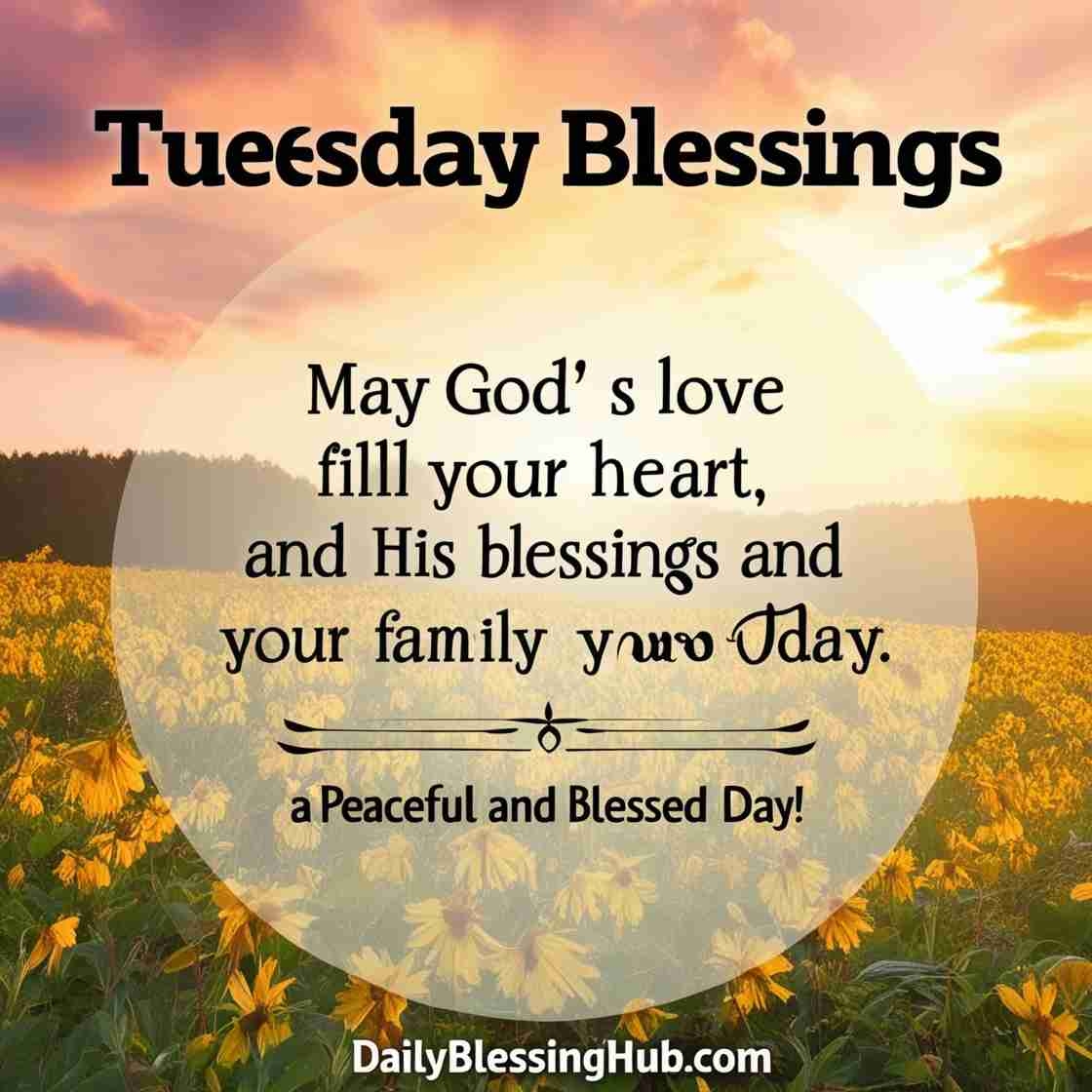 100 Amazing Tuesday Blessings To Start Your Day Right