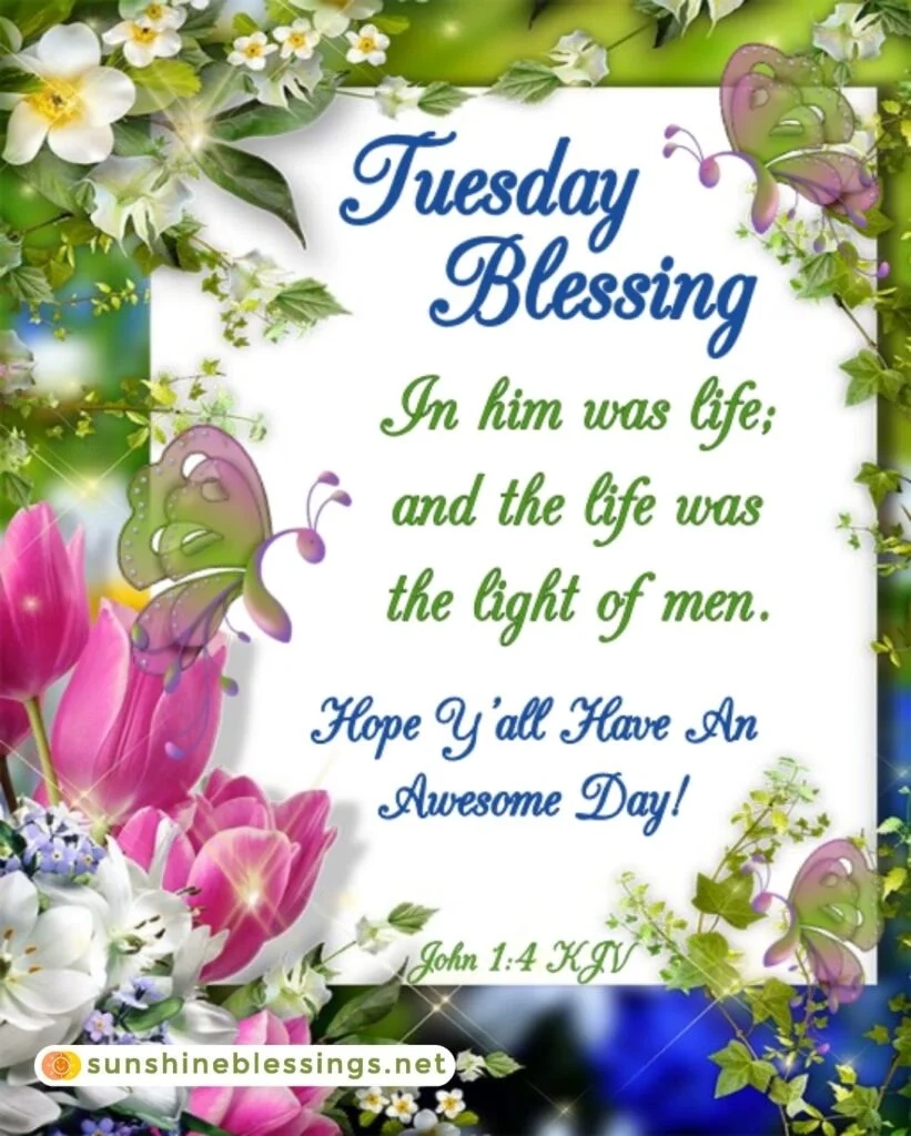  100 Tuesday Blessings For 2025 Inspiring Pics Quotes