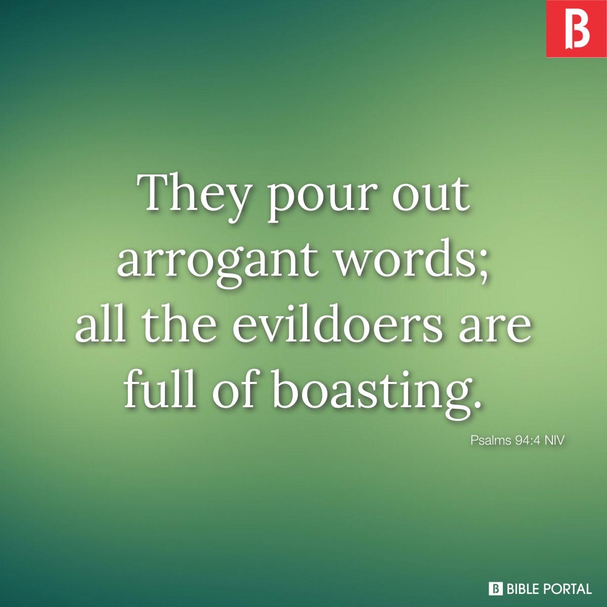 Bible Quotes About Boasting