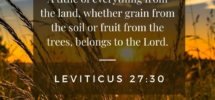 108 Powerful Scriptures On Giving To Share During Offering Time
