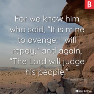 110 Bible Verses About Gods Vengeance