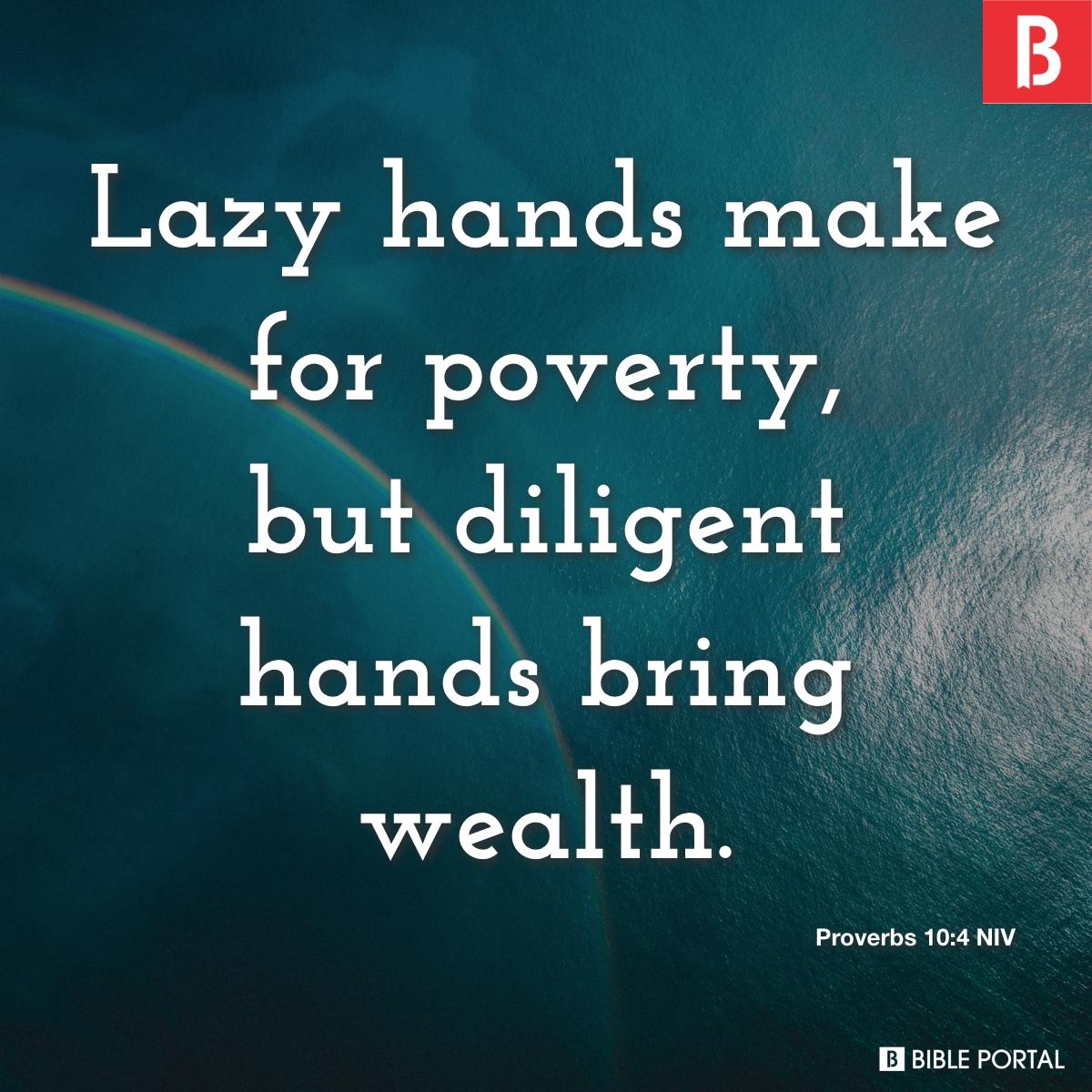 112 Bible Verses About Laziness