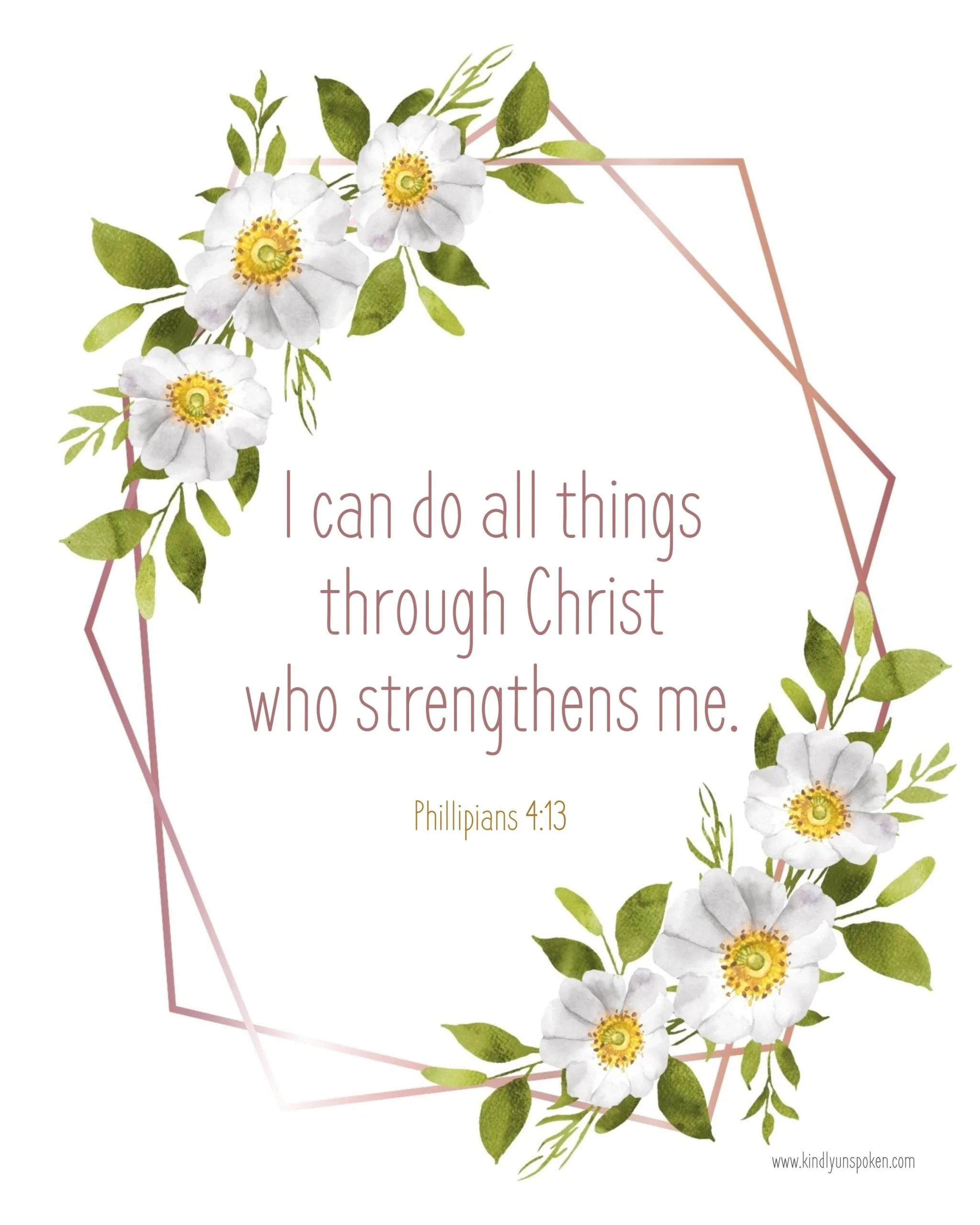 12 Encouraging Free Printable Bible Verses Kindly Unspoken