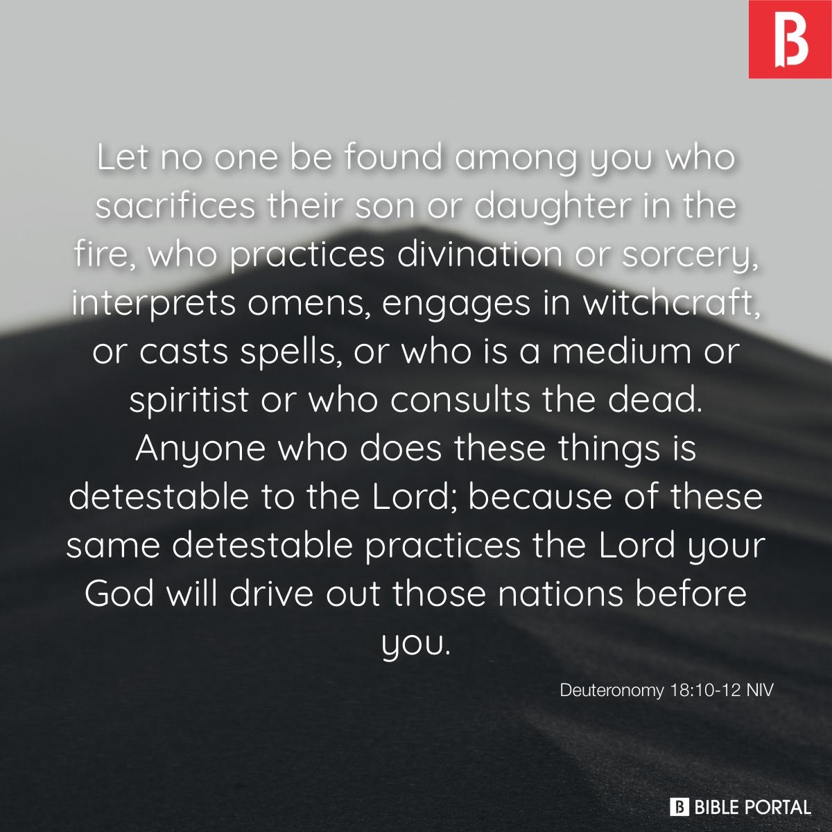121 Bible Verses About Magic