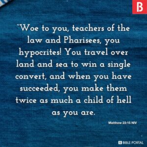 122 Bible Verses About Religious Hypocrites