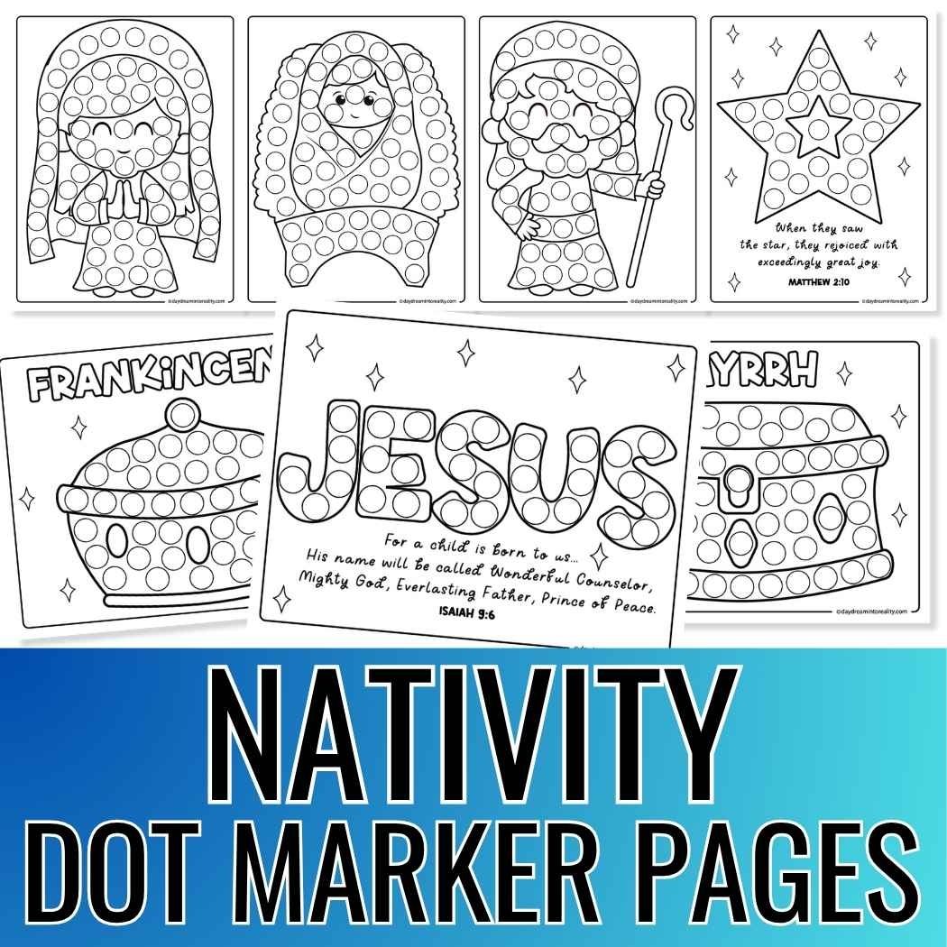 Bible Dot Marker Printables Free