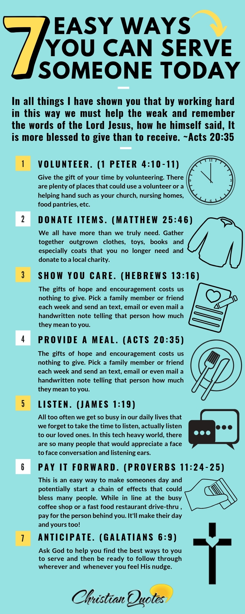 Volunteer Quotes Bible