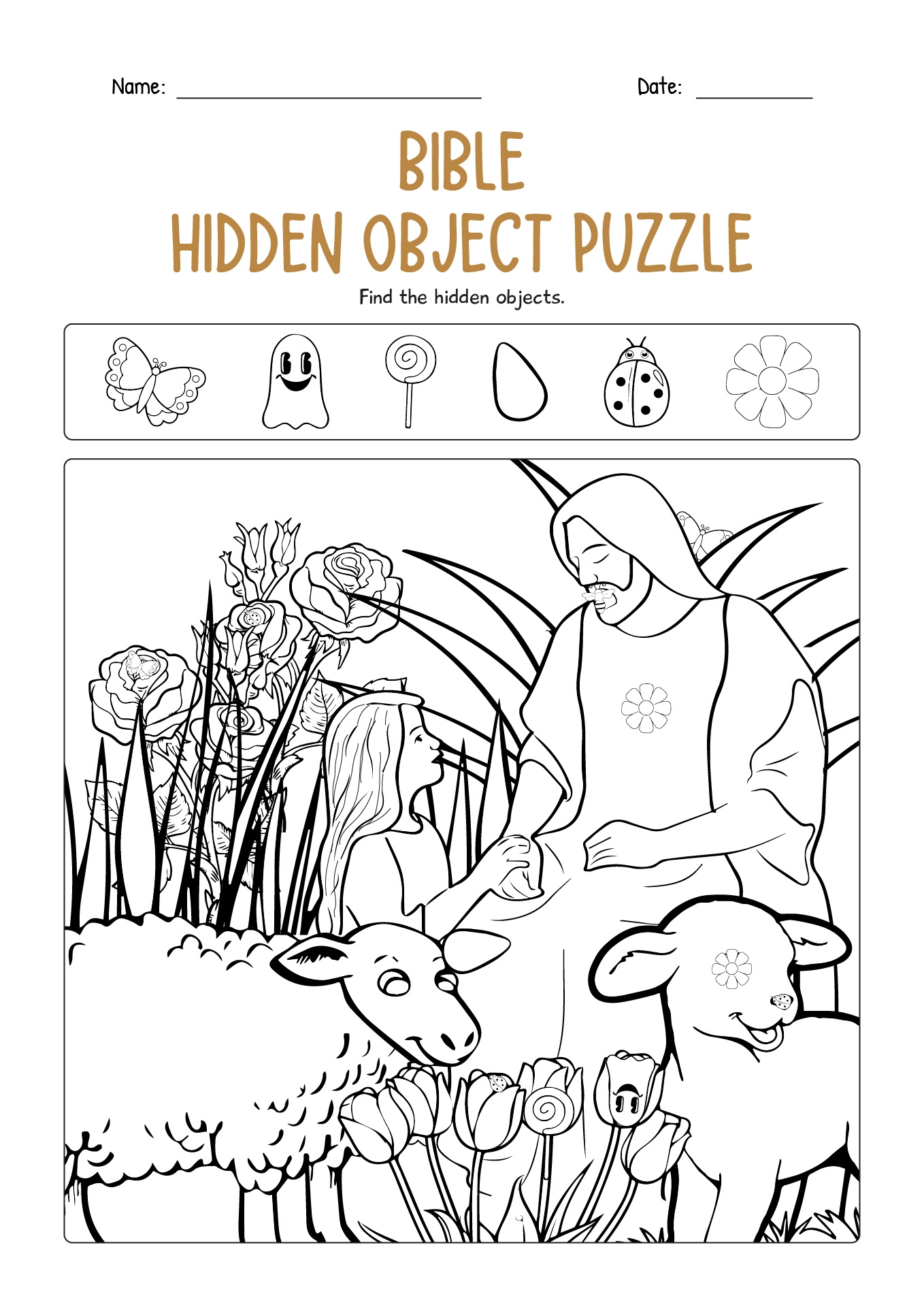 16 Bible Hidden Pictures Worksheets Free PDF At Worksheeto