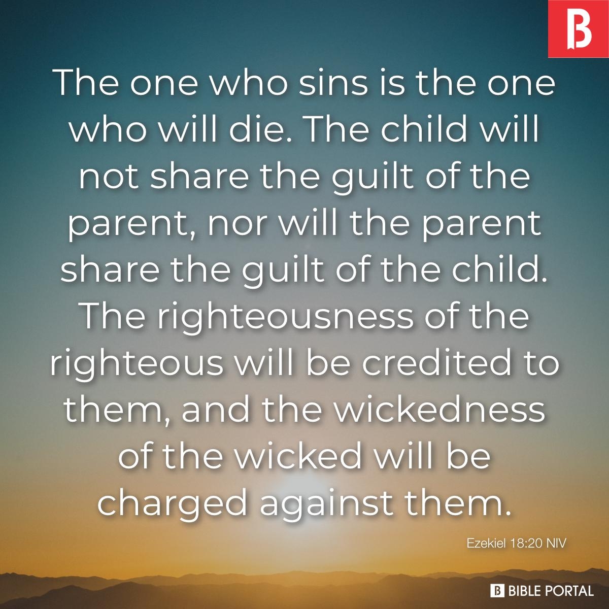 162 Bible Verses About Sins Of The Father