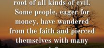 187 Bible Verses About Greed