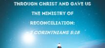 2 Corinthians 5 18 All This Is From God Who Reconciled Us To Himself Through Christ And Gave Us The Ministry Of Reconciliation