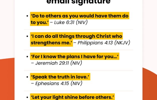 20 Best Bible Quotes For Email Signatures SignatureSatori