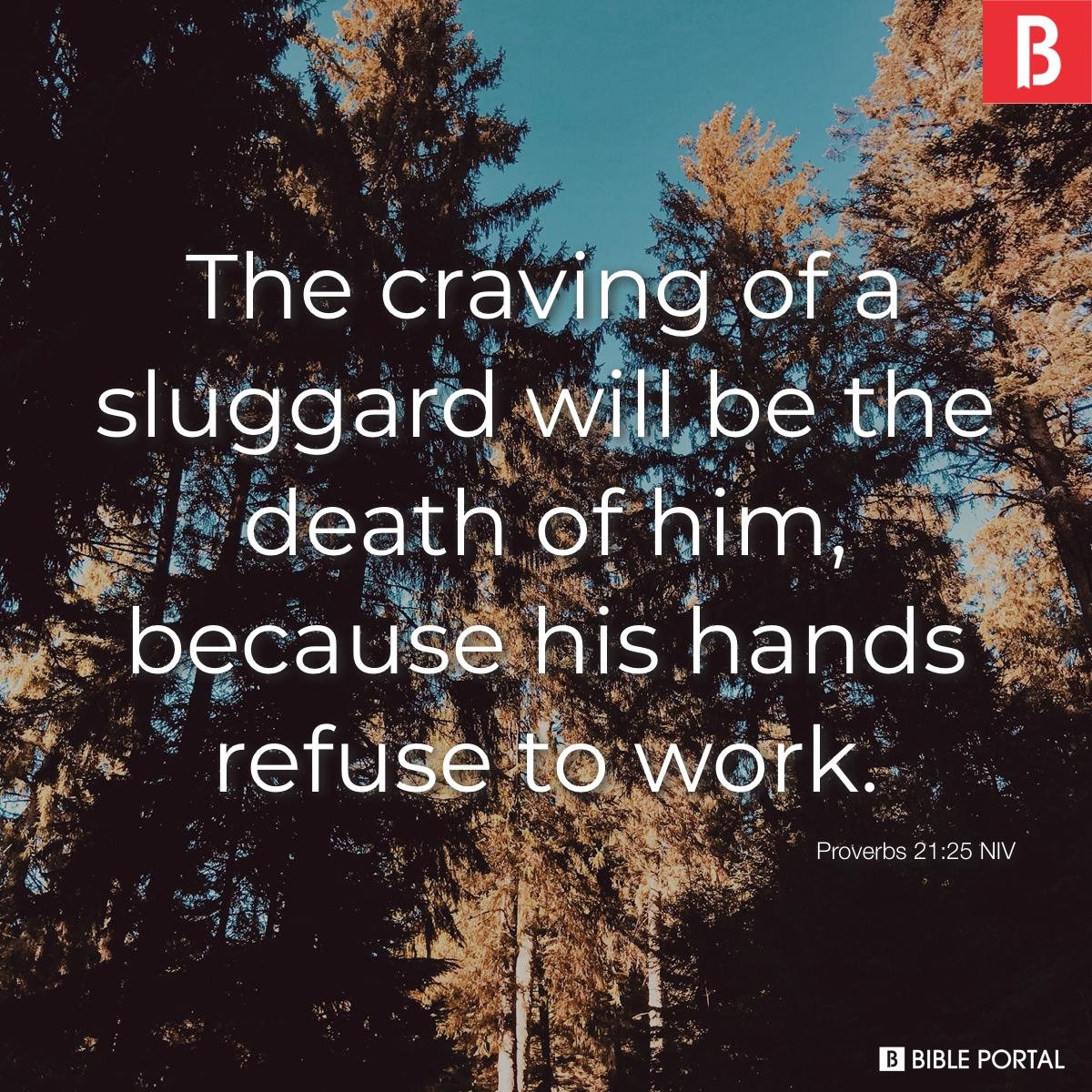 20 Bible Verses About Lazy