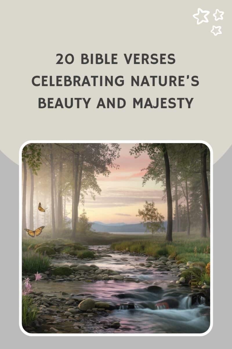 20 Bible Verses Celebrating Nature s Beauty And Majesty