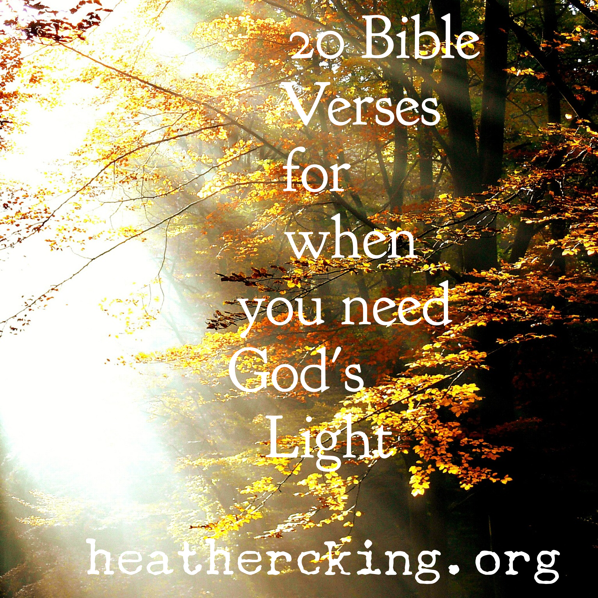 Bible Quote About Light