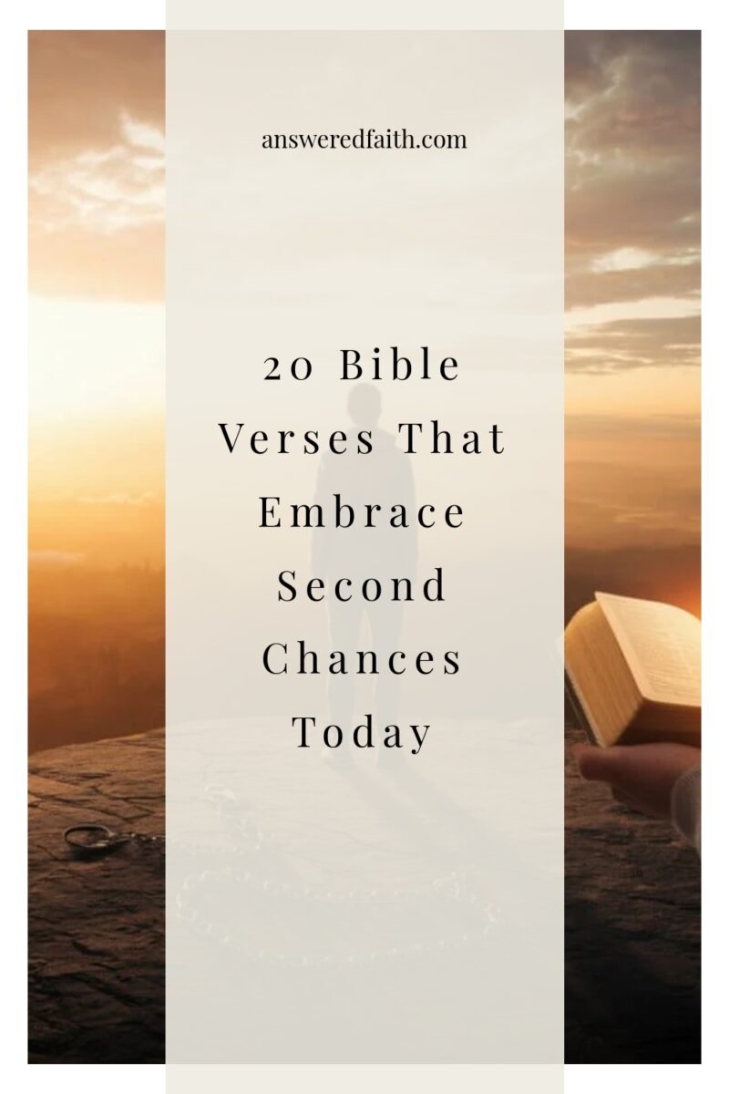 Bible Quotes About Second Chances