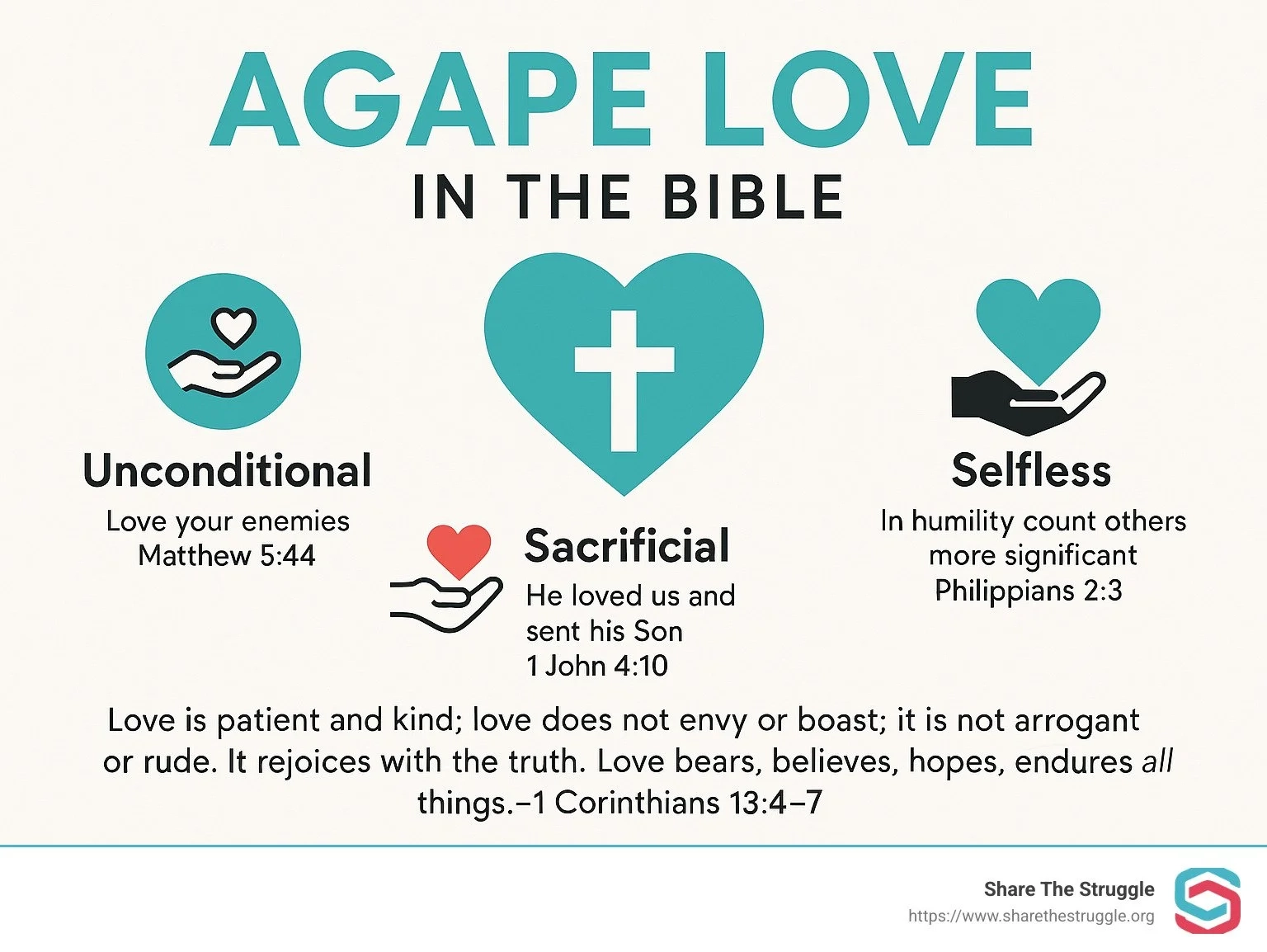 20 Encouraging Bible Verses About Loving Others Share The Struggle