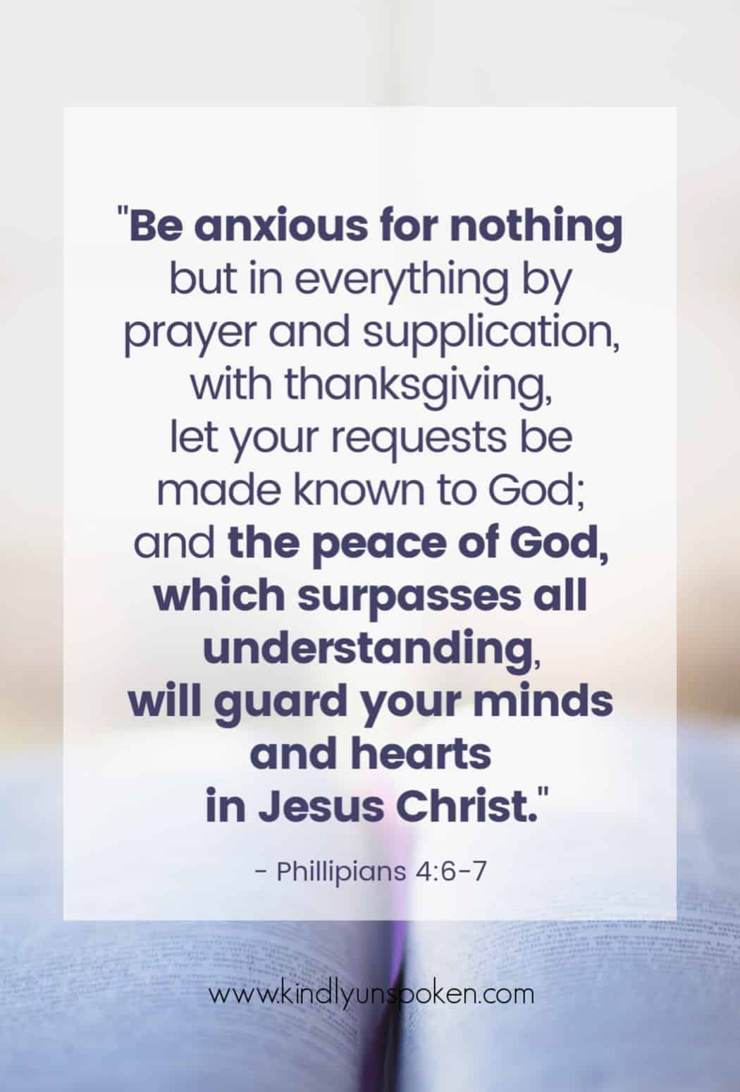 Bible Quotes About Anxiety Fear