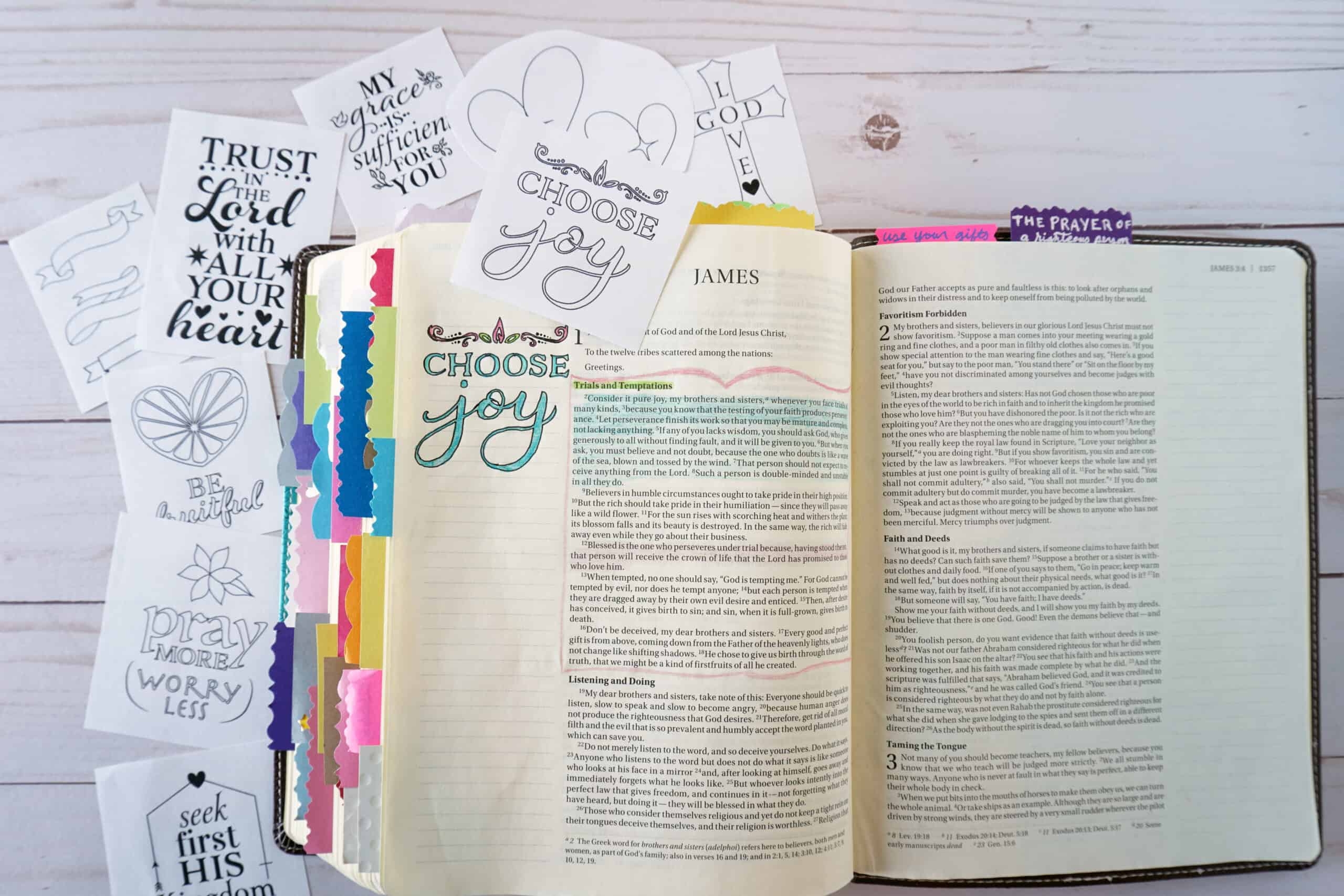 Printable Overlays For Bible Journaling