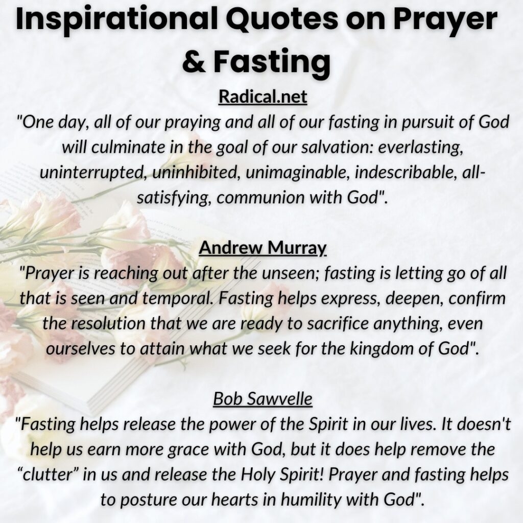 20 Scriptures On Fasting And Praying KJV Importance And Benefits Patricia Adderley