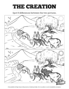 20 Spot The Difference Bible Stories Ideas To Save Today Sunday School Activities Bible For Kids Bible Activities And More