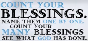 2017 Thanksgiving Sermon Count Your Blessings Pastor Daniel Flucke