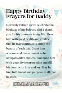 21 Birthday Prayers For Daddy Hymns And Verses