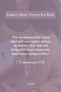 21 Simple Easter Bible Verses For Kids Free Printable