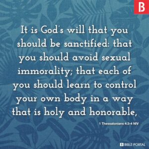 23 Bible Verses About Abstinence