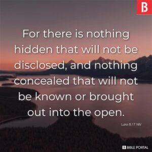 23 Bible Verses About Secret