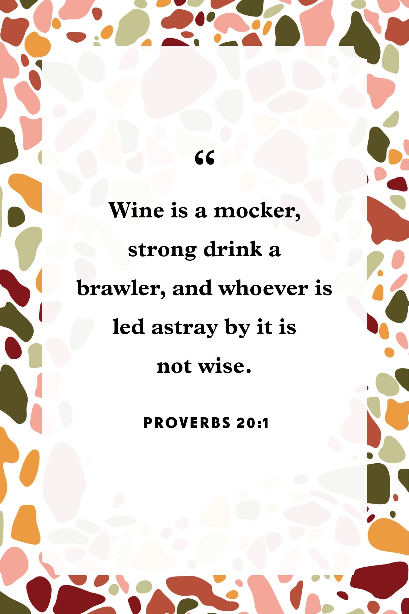 Sobriety Bible Quotes