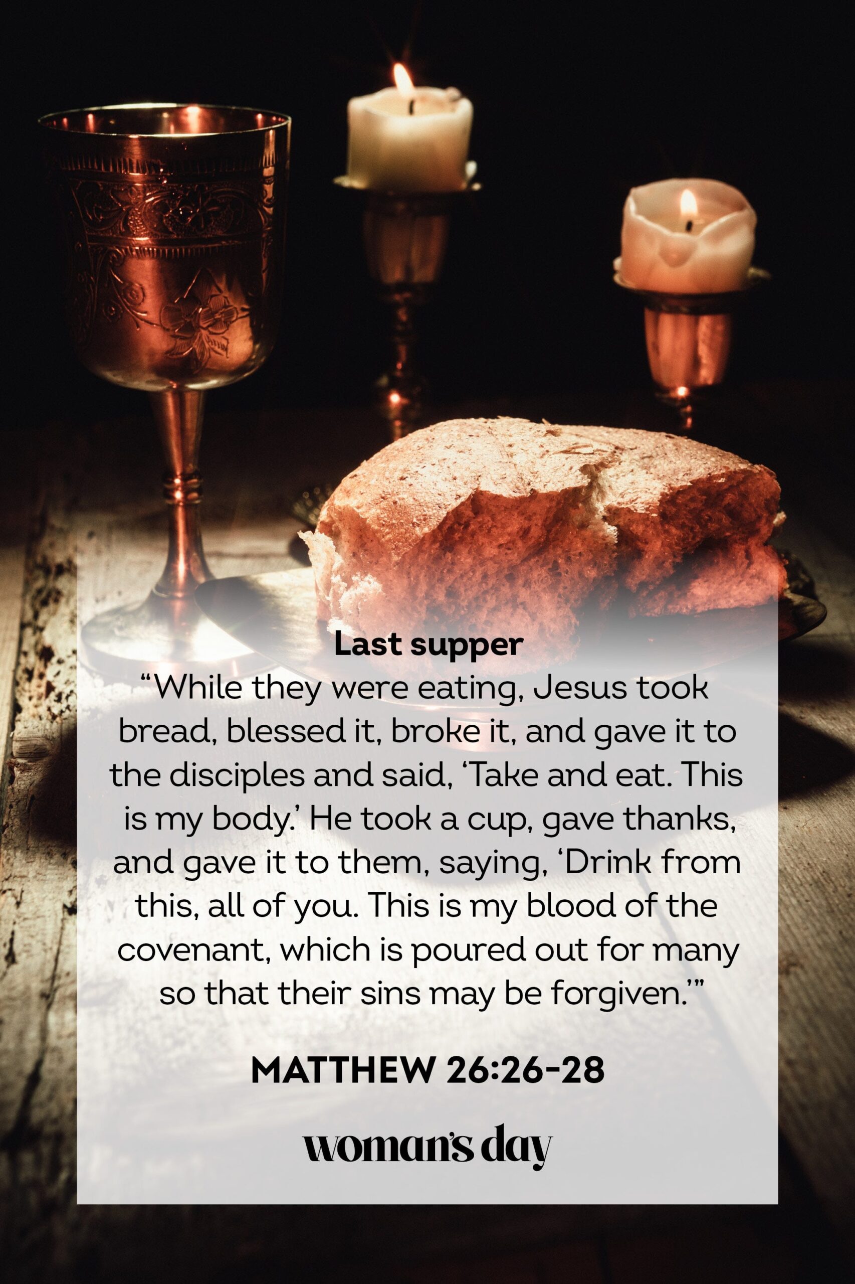 25 Best Communion Bible Verses And Holy Scripture