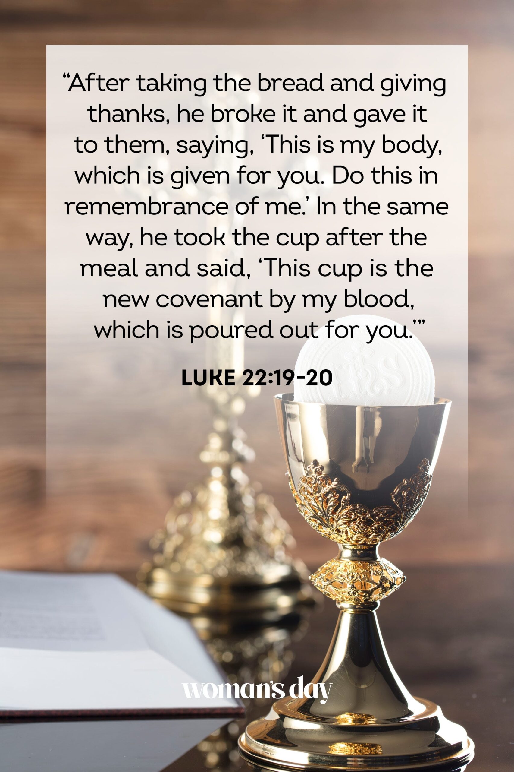 25 Best Communion Bible Verses And Holy Scripture