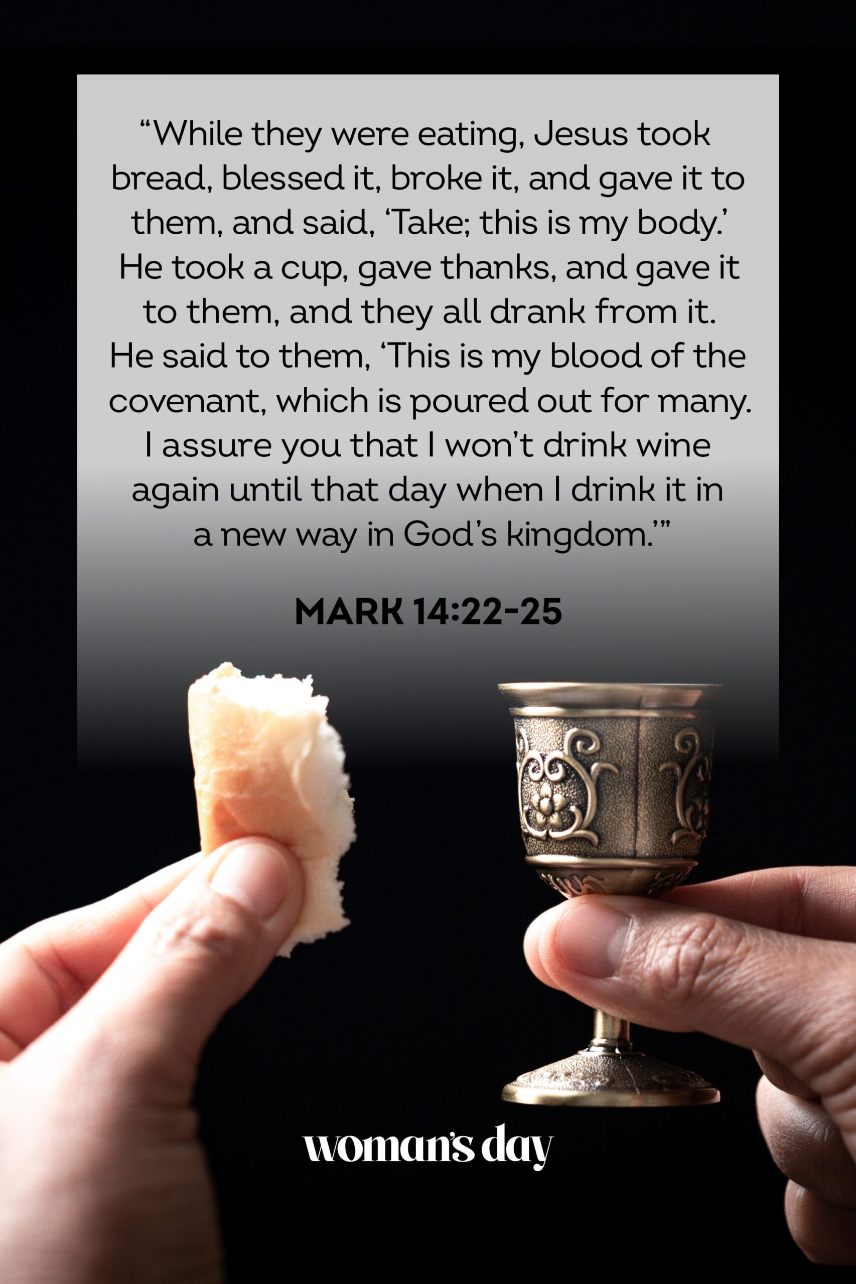25 Best Communion Bible Verses And Holy Scripture