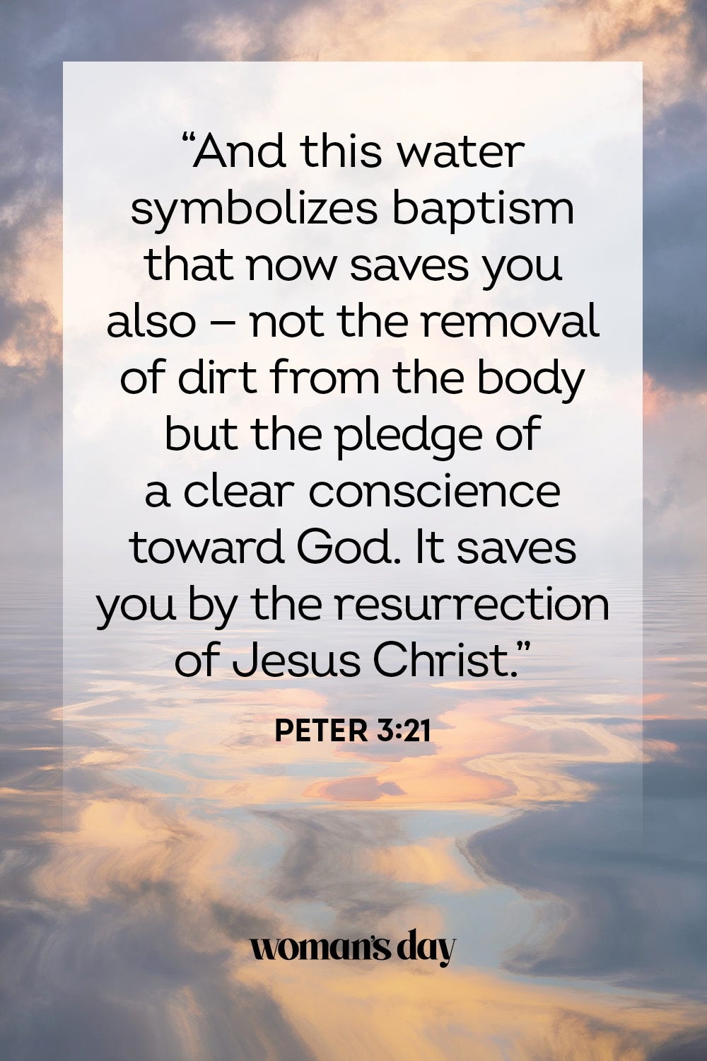 26 Best Baptism Bible Verses Scripture For Baptism Cards