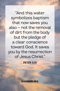 26 Best Baptism Bible Verses Scripture For Baptism Cards
