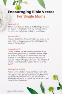 26 Encouraging Bible Verses For Single Moms Who Need Hope MomLife Today