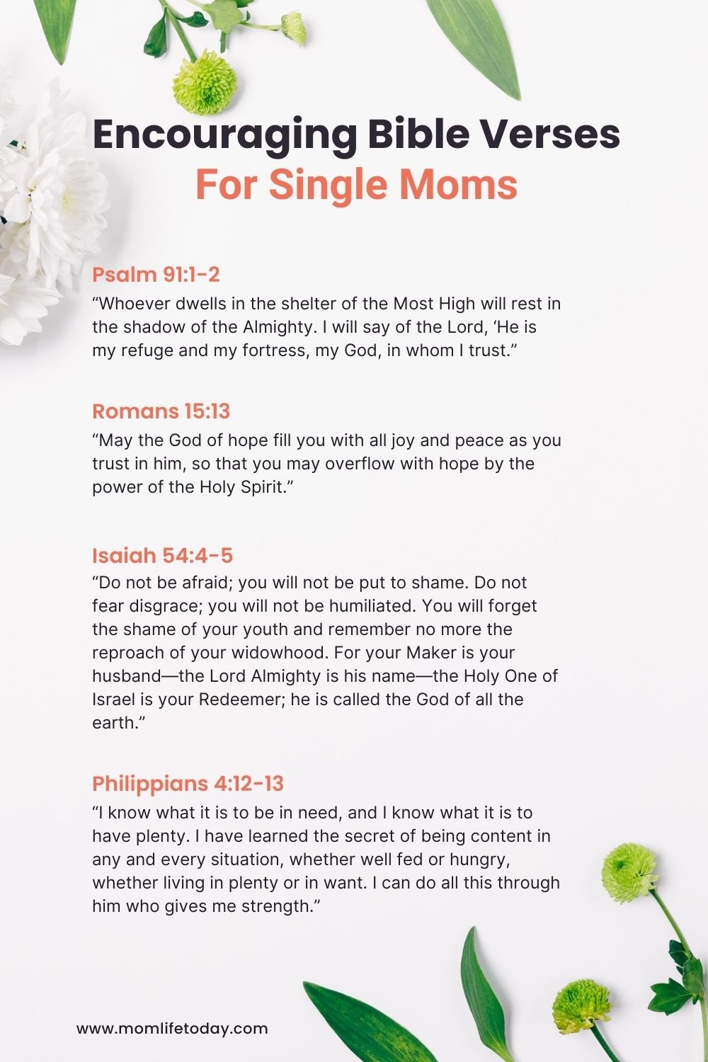 Inspirational Bible Quotes For Moms