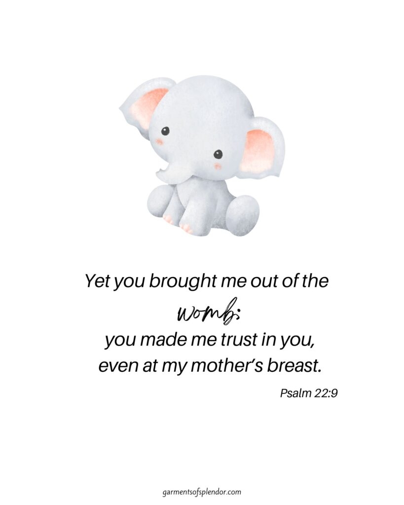 Bible Quotes For Birth Announcements