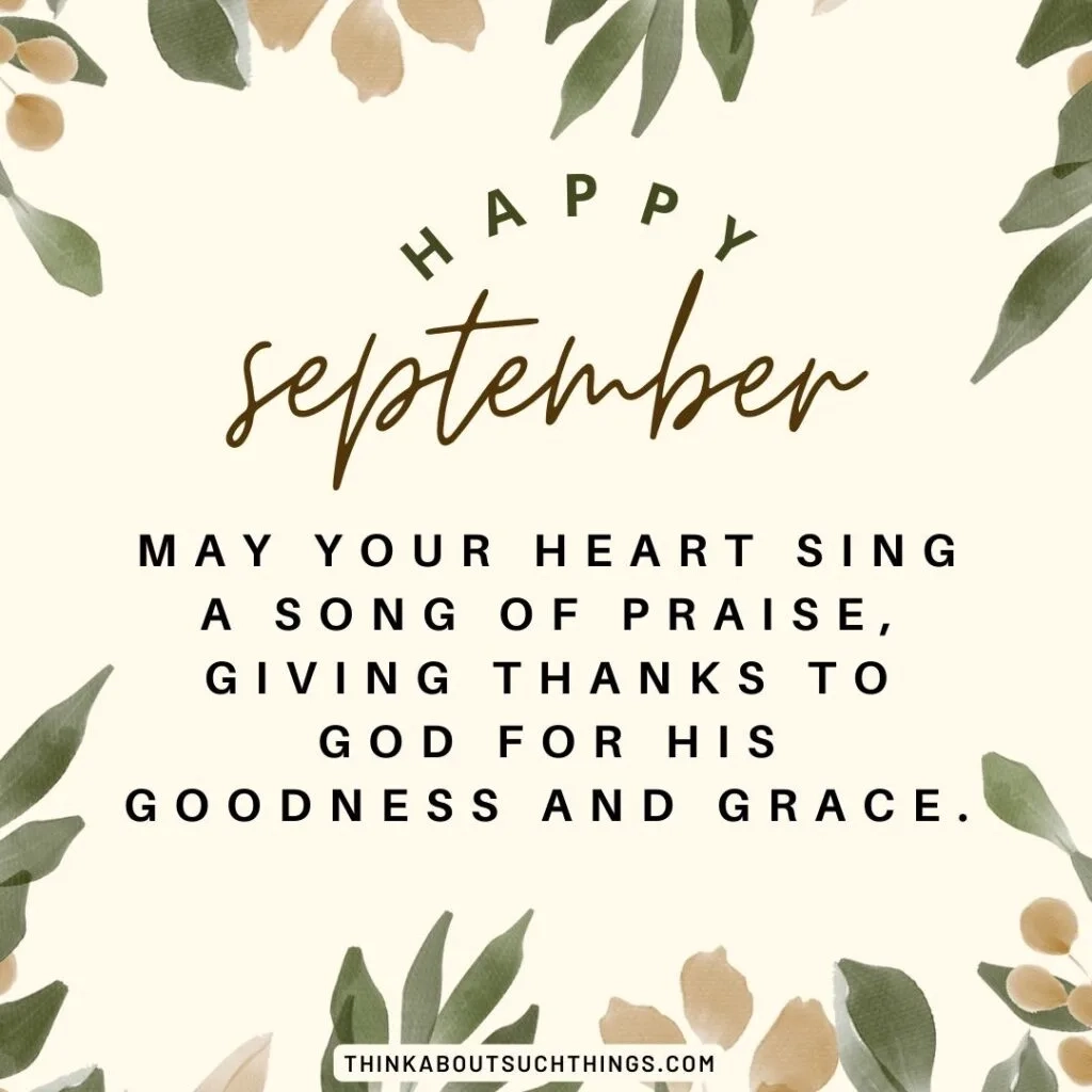 28 Beautiful September Blessings Images Quotes Think About Such Things