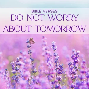 30 Bible Verses For Not Worrying About Tomorrow
