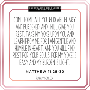30 Encouraging Bible Verses For Teen Girls Fun Happy Home