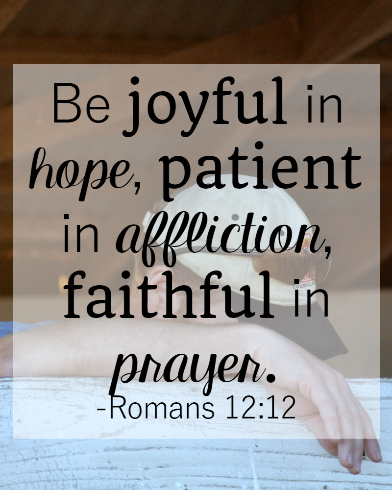 31 Days Of Bible Verses About Patience Romans 12 12 Called To Life Coaching