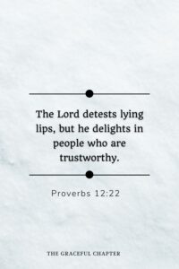 34 Bible Verses About Lying The Graceful Chapter