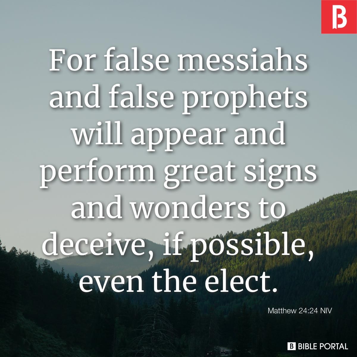349 Bible Verses About False Prophets