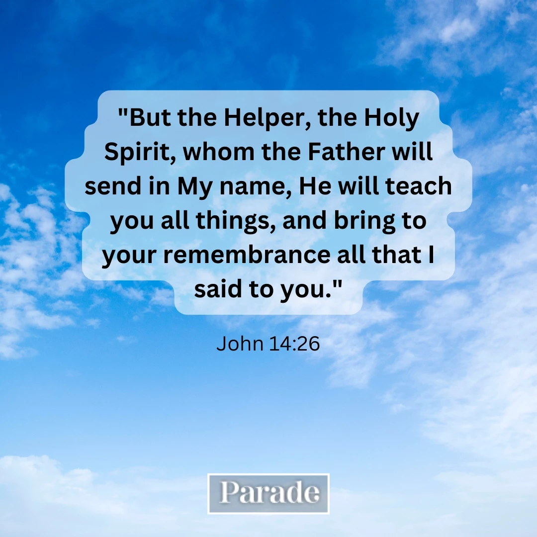 35 Pentecost Bible Verses About The Holy Spirit Parade