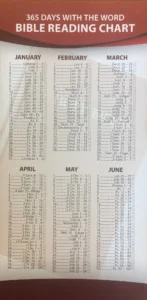 365 Days With The Word Bible Reading Bookmark One Stone Biblical Resources