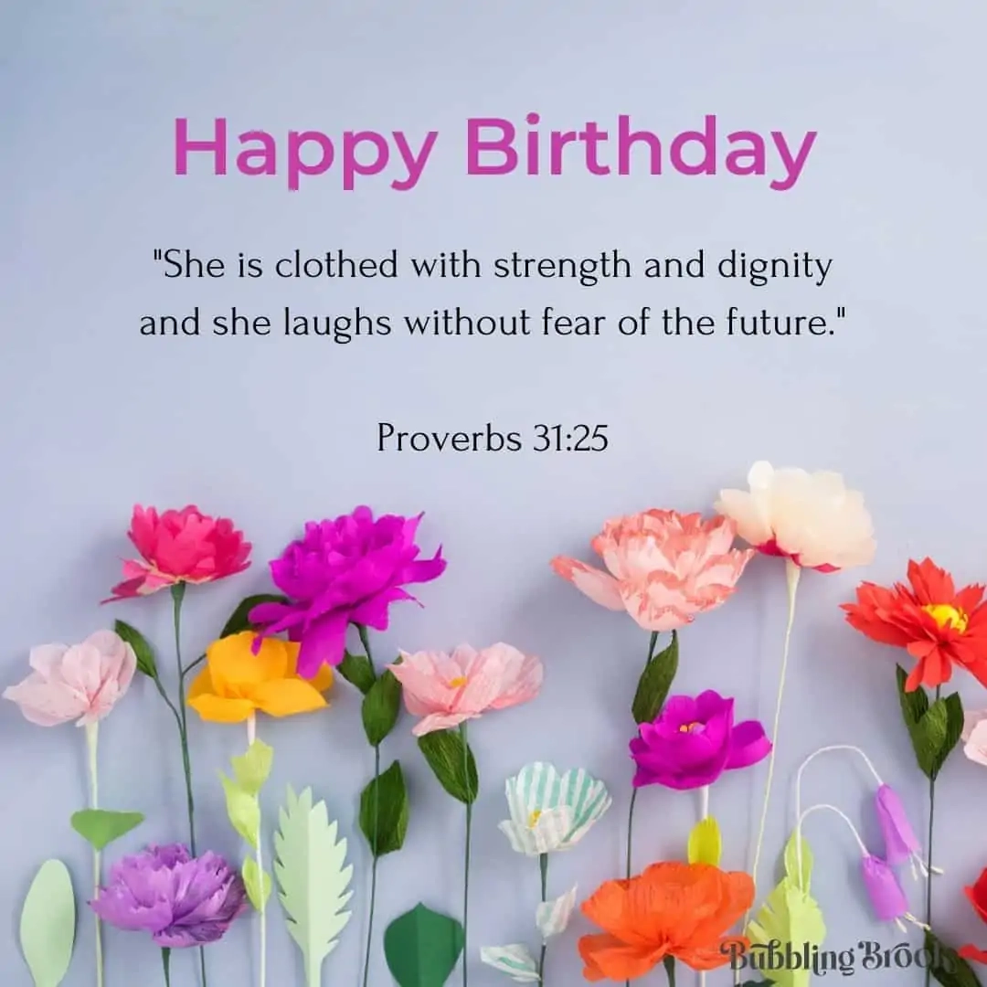 Birthday Bible Quote
